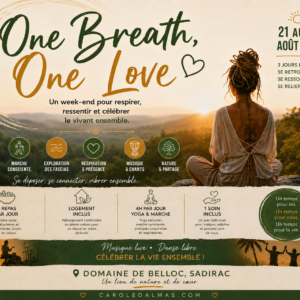 ONE BREATH, ONE LOVE - Week-end d’évasion estivale