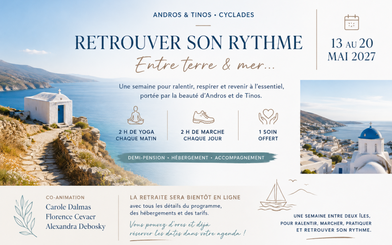 Stage en Grèce, Retraite en Grèce Yoga et marche