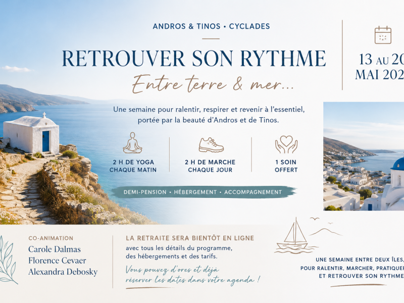 Stage en Grèce, Retraite en Grèce Yoga et marche