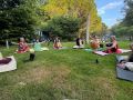 Méditation au parc à Vevey